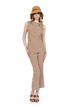 Pantaloni capri vichy