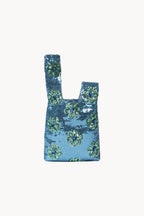 Blue Daisy Sequins Handheld Clutch