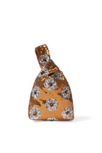 Clutch a Mano con Paillettes Margherita Bronzo
