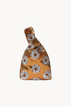 Bronze Daisy Sequins Handheld Clutch
