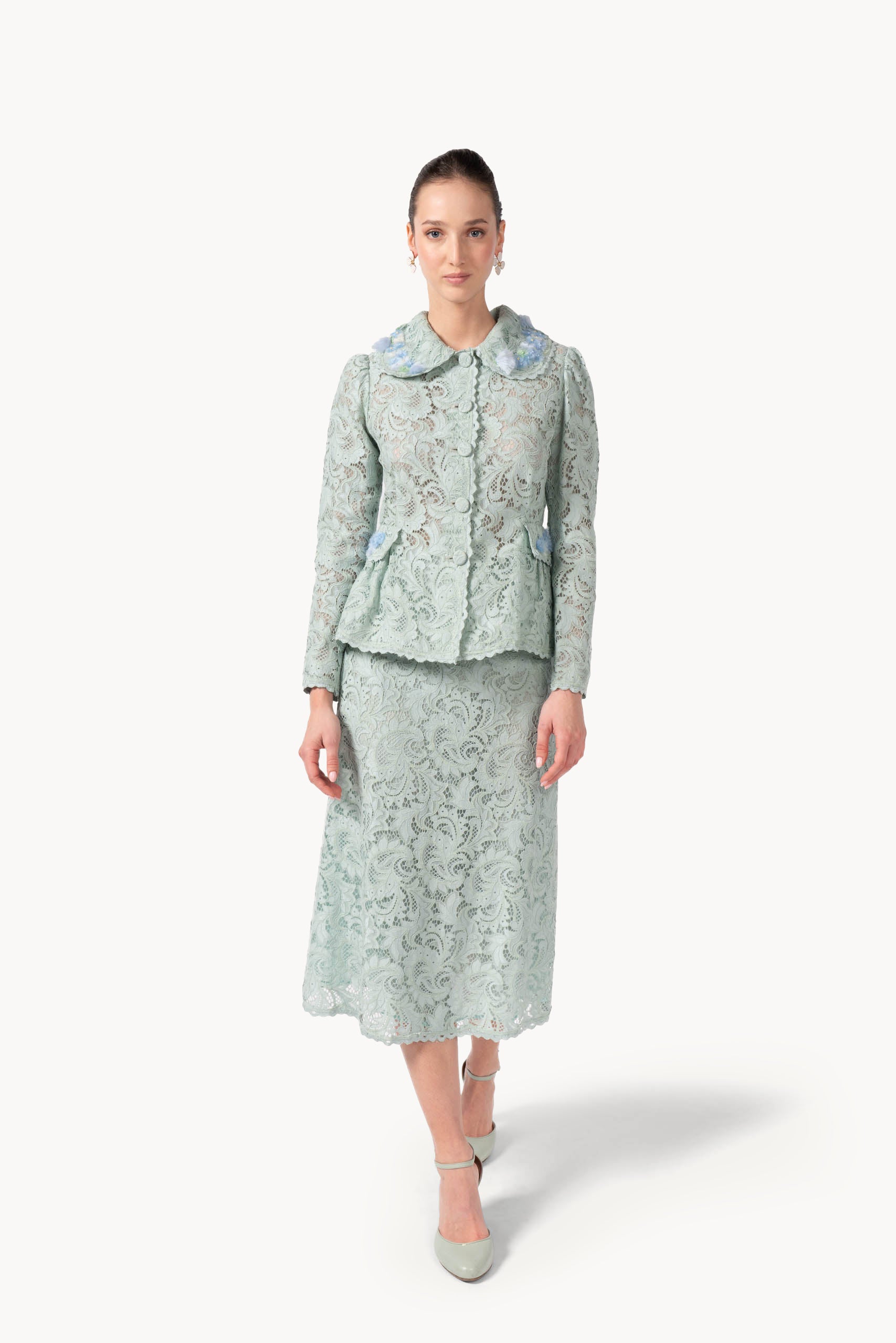 Rebrodé Lace Skirt