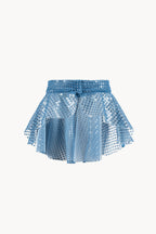 Cintura basca in tulle con paillettes