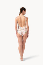 Chiné Floral Printed One-Piece Swimsuit