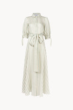 Camicia a righe jacquard
