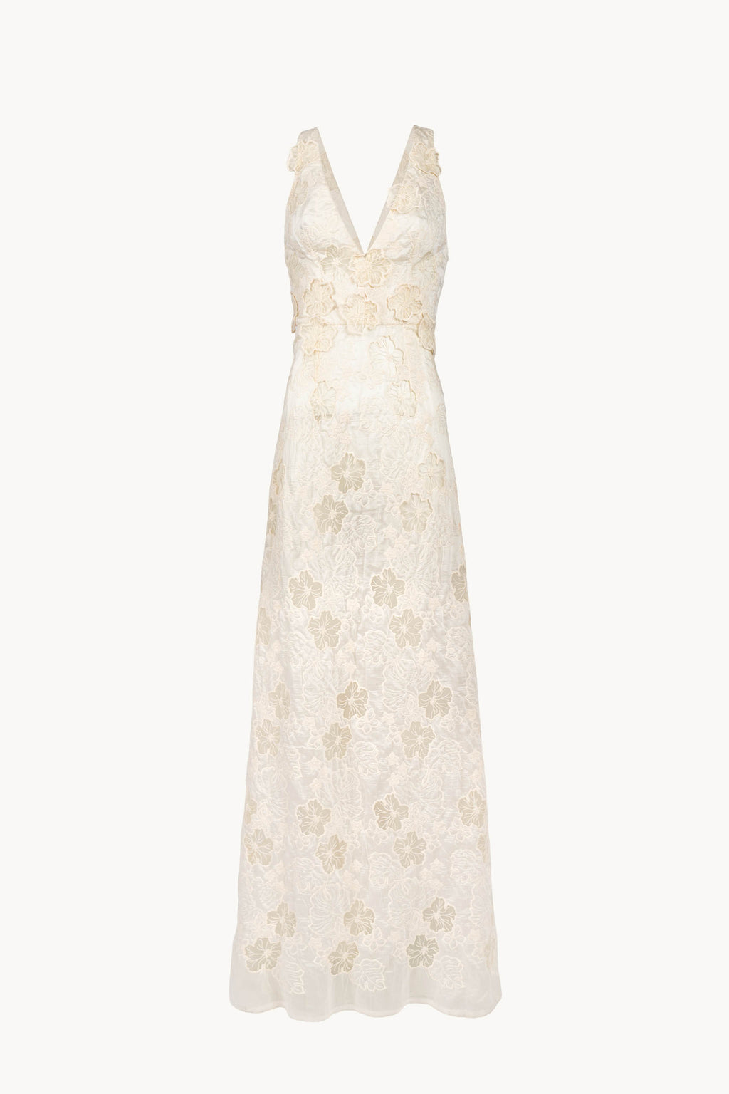 Abito con inserto floreale jacquard