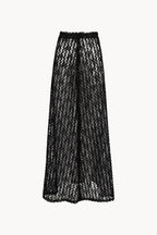 Embroidered Organza & Tulle Skirt With Sequins