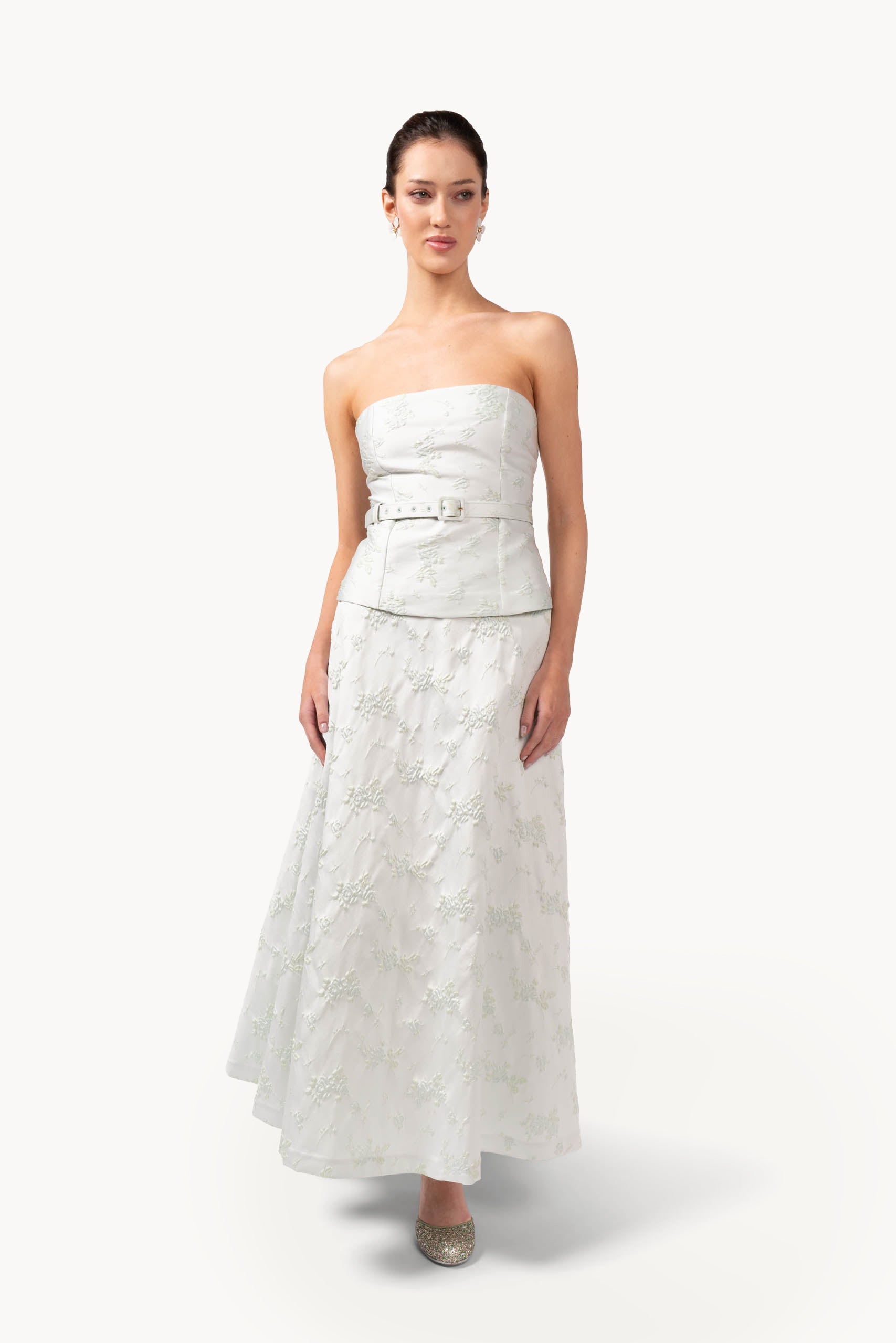 Bustier in broccato