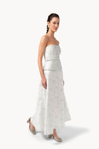 Bustier in broccato