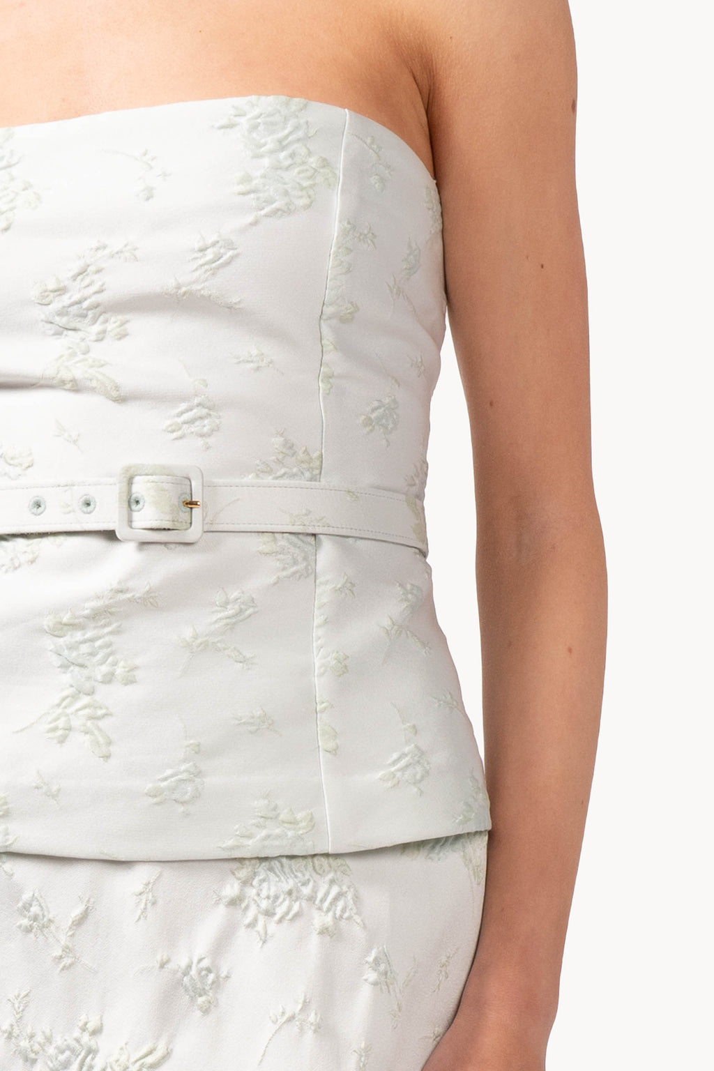 Bustier in broccato