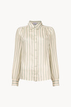 Camicia a Righe in Jacquard