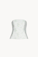 Bustier in broccato