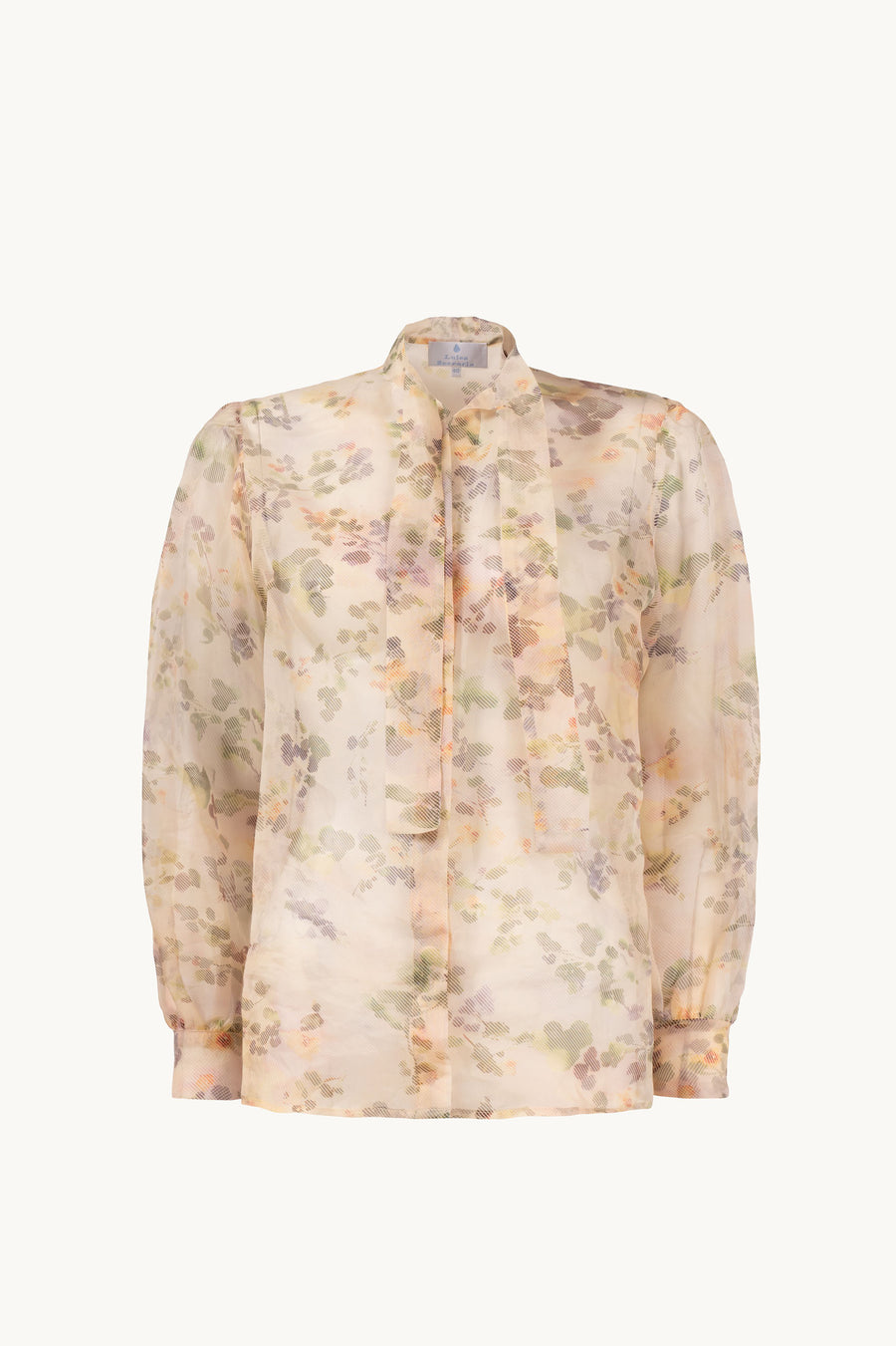 Chiné Floral Organza Blouse