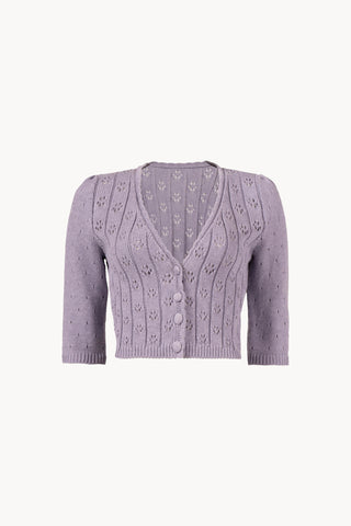 Lilac Cardigan V-line