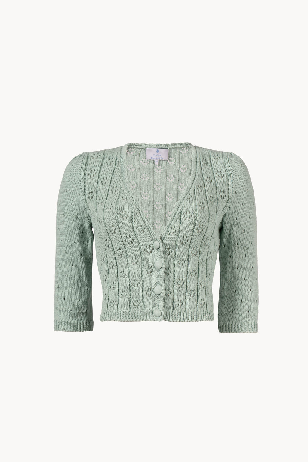 Cardigan lilla a V
