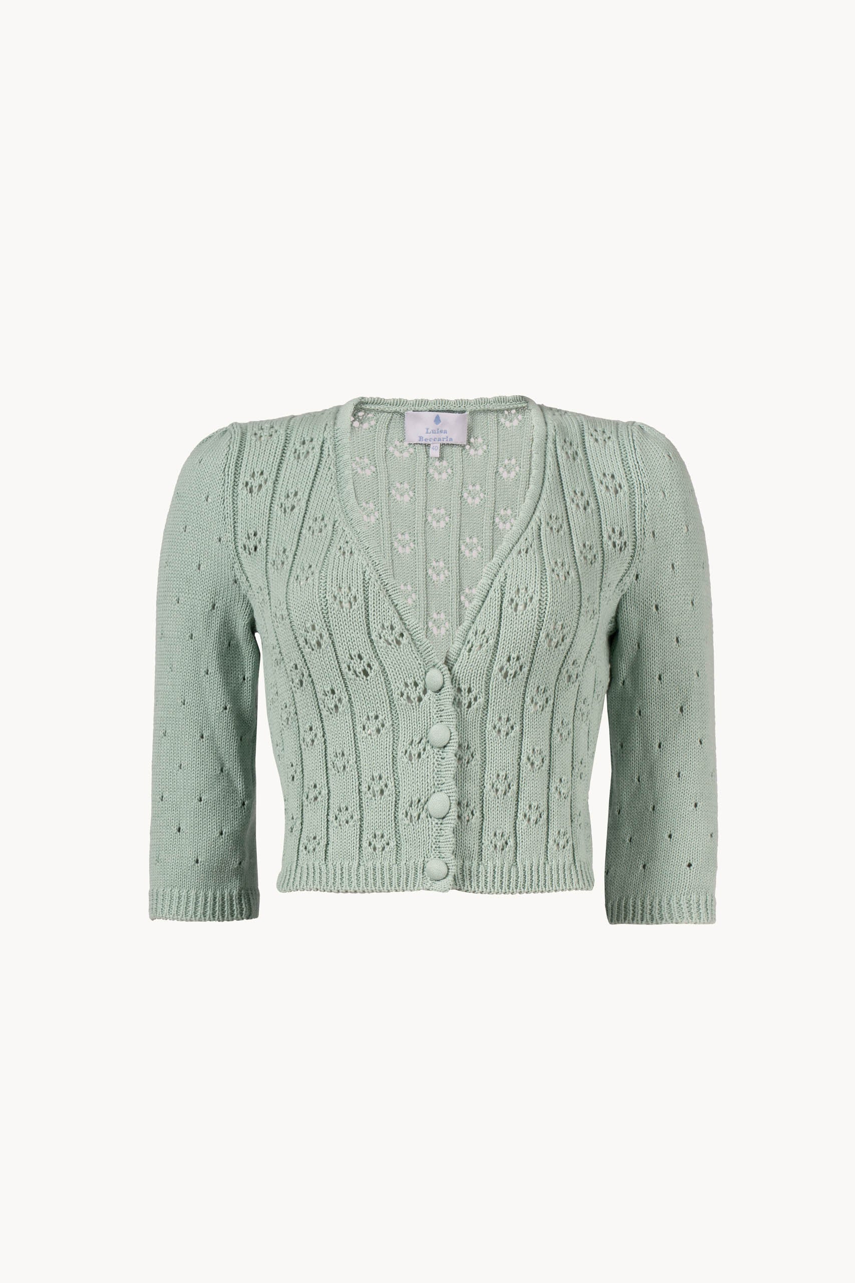 Cardigan lilla a V