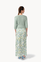 Cardigan lilla a V