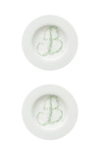Piatto fondo Monogram Flowers