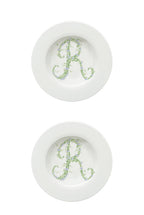Piatto fondo Monogram Flowers
