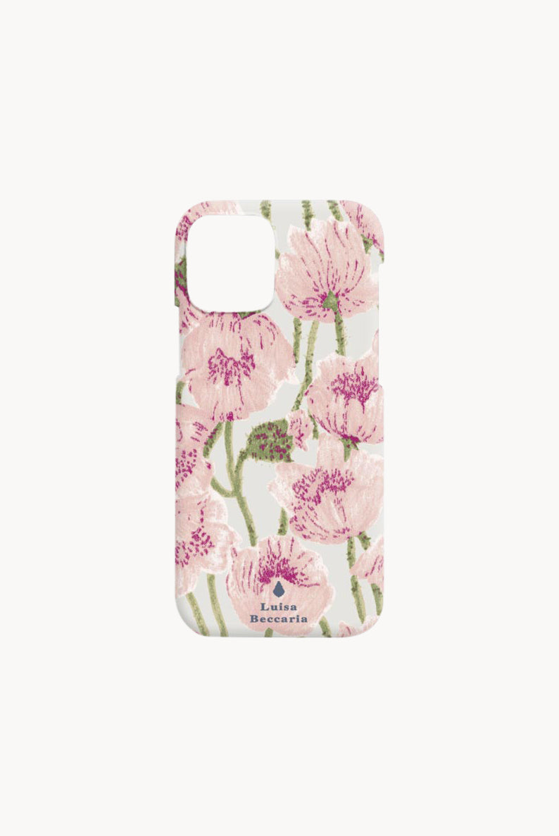 Cover opaca per iPhone con stampa Macro Papaveri