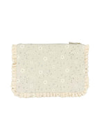 Pochette Grande da Mano in Pizzo Floreale Crema