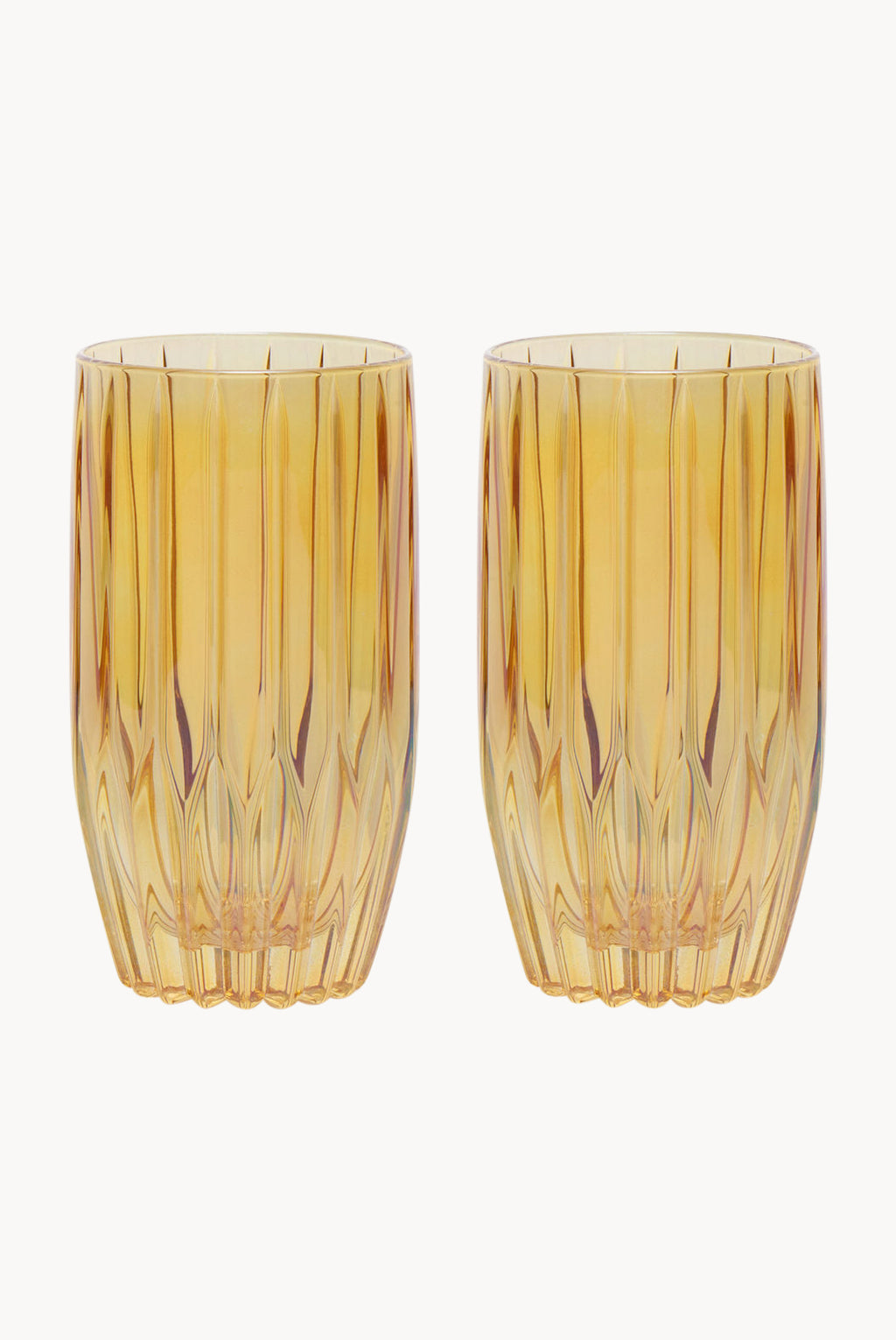 Ambra Set Of Two Large Tumbler Glass
