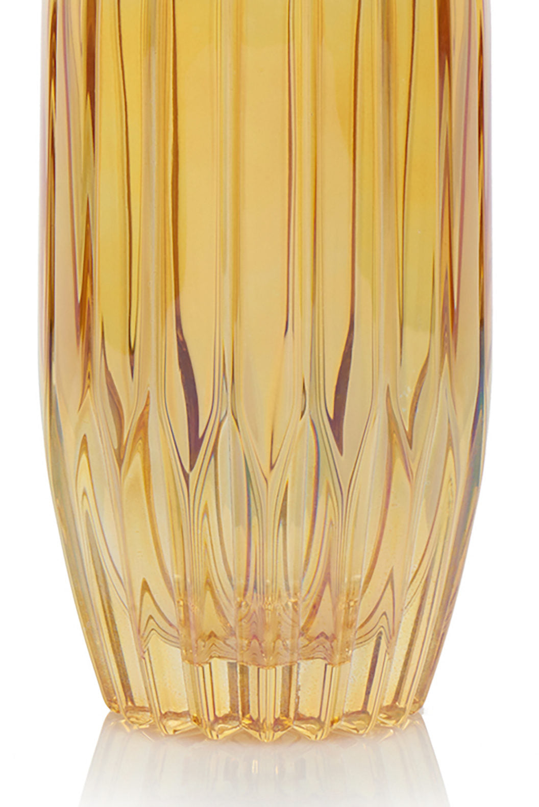 Set ambra di due bicchieri tumbler grandi