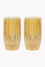 Ambra Set Of Two Large Tumbler Glass