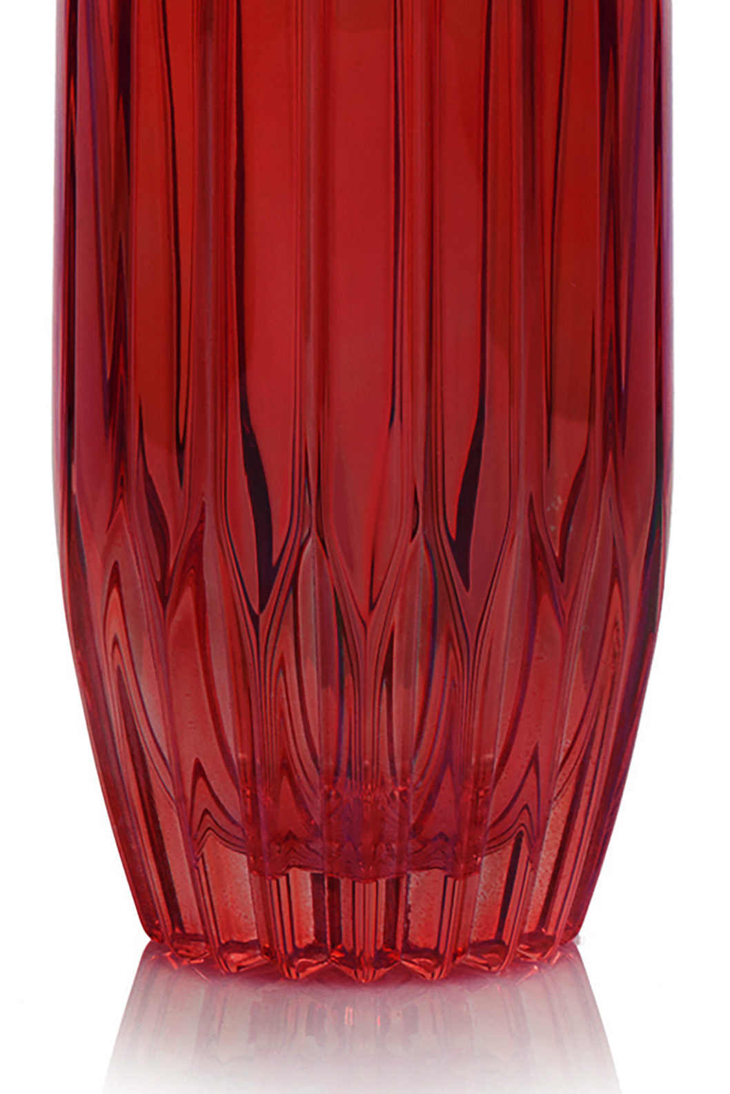 Set rosso di due bicchieri tumbler grandi