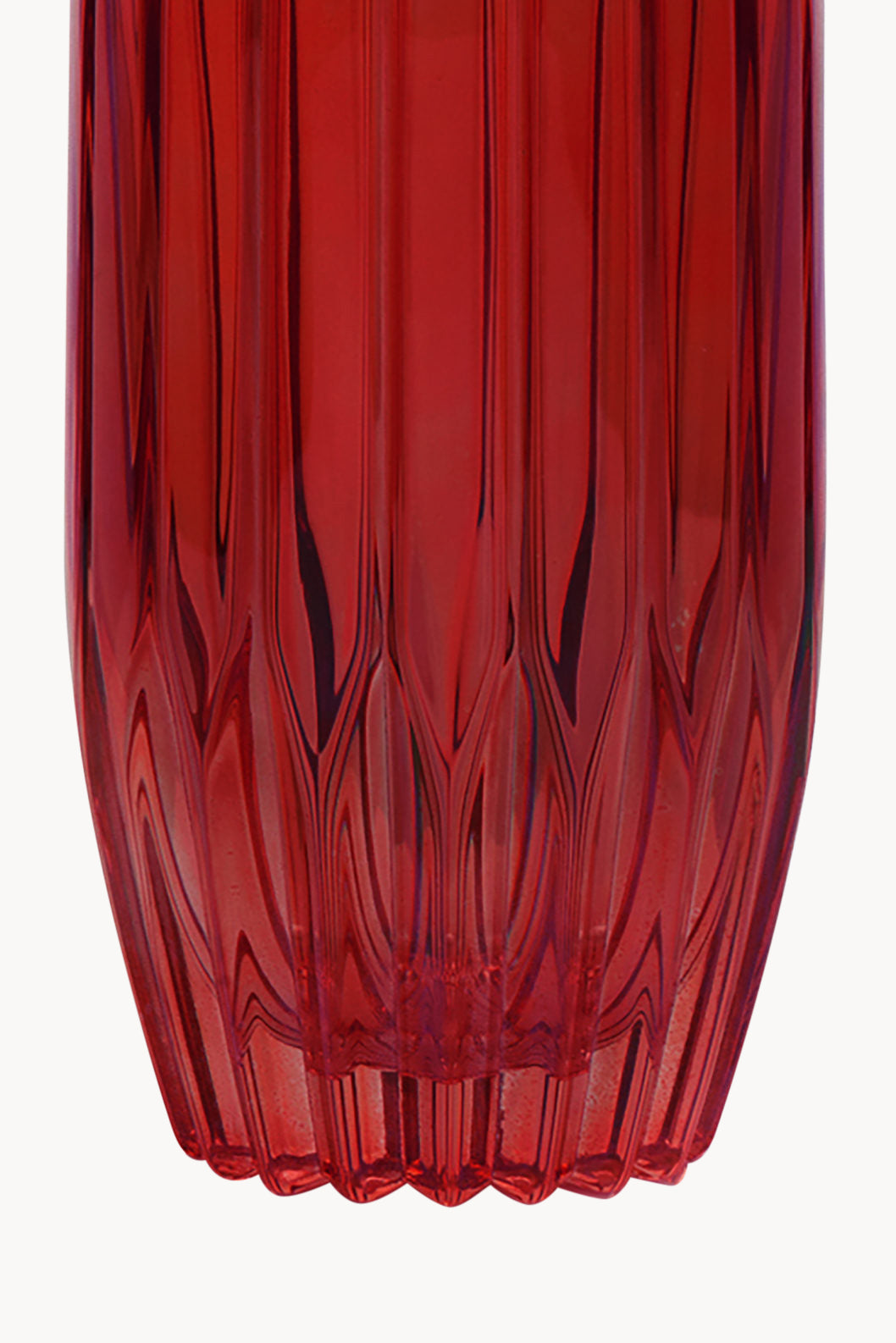 Set rosso di due bicchieri tumbler grandi
