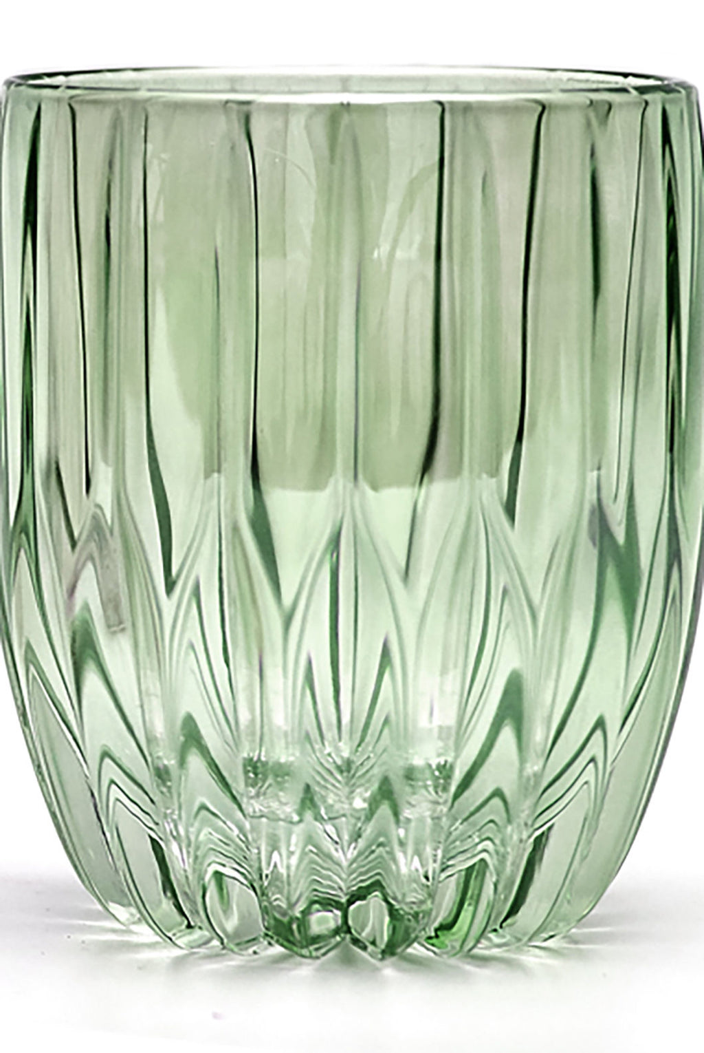 Set verde di due bicchieri tumbler piccoli