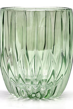 Set verde di due bicchieri tumbler piccoli