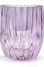 Set viola di due bicchieri tumbler piccoli
