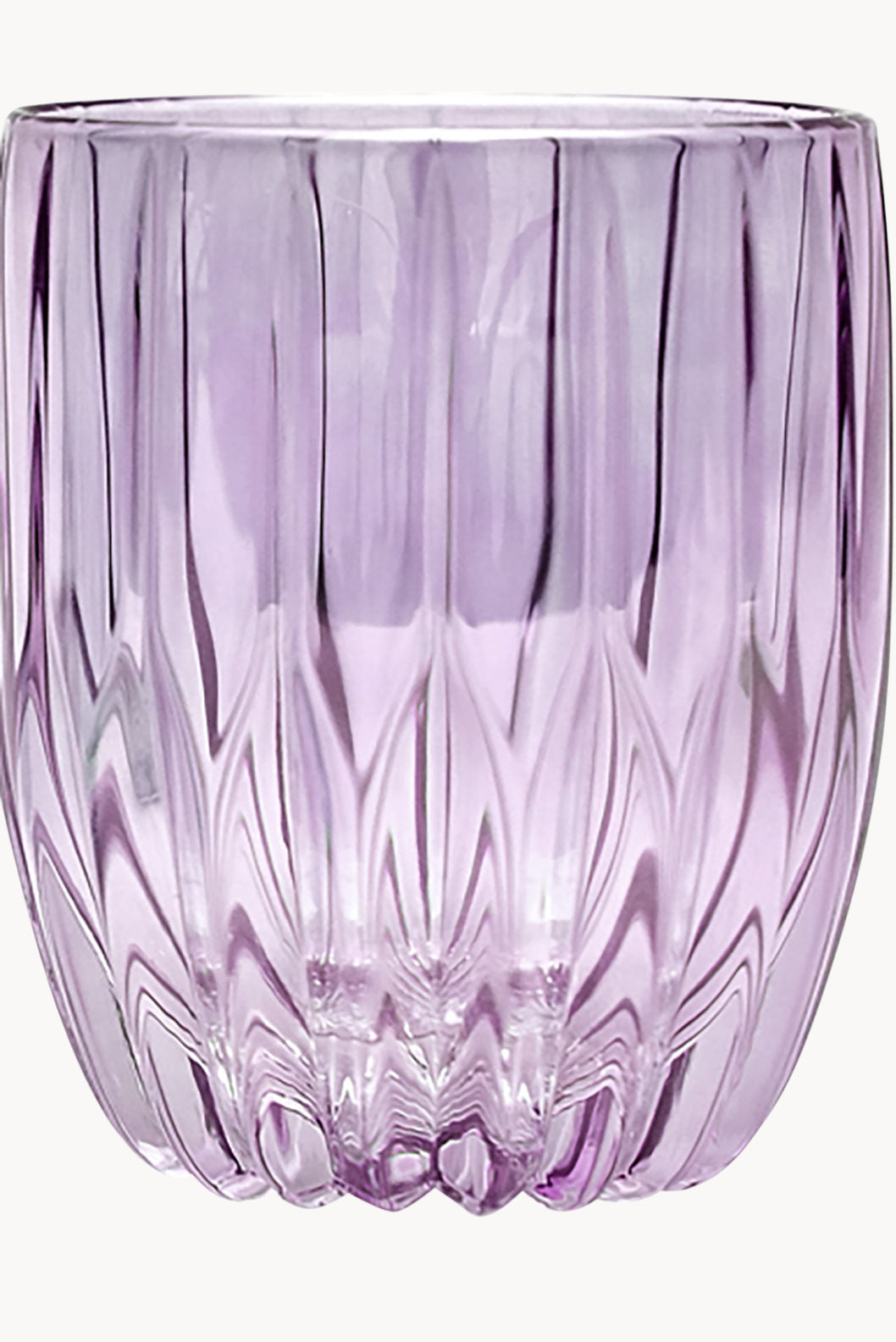 Set viola di due bicchieri tumbler piccoli
