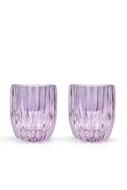 Set viola di due bicchieri tumbler piccoli