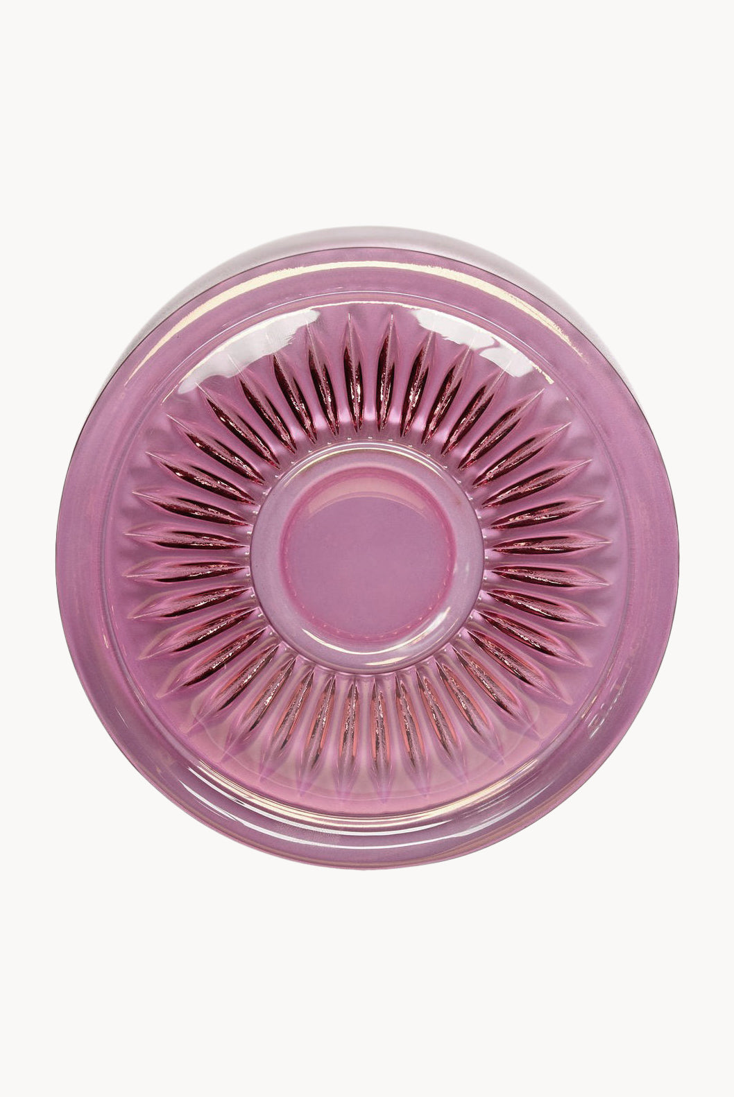 Set rosa di due tazze da caffè trasparenti Prestige