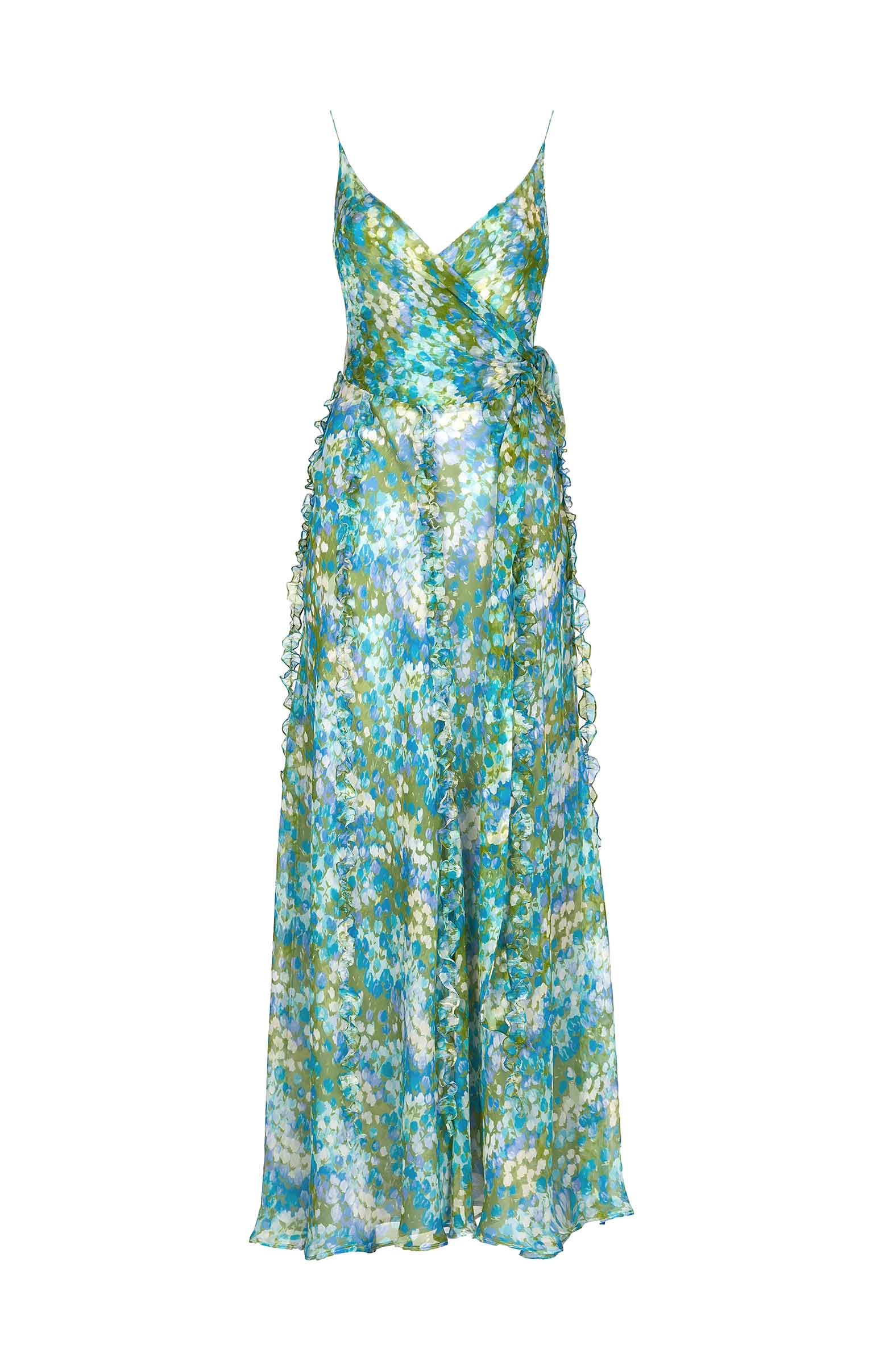 Vestito in chiffon stampato Nereida Monet
