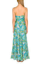 Vestito in chiffon stampato Nereida Monet