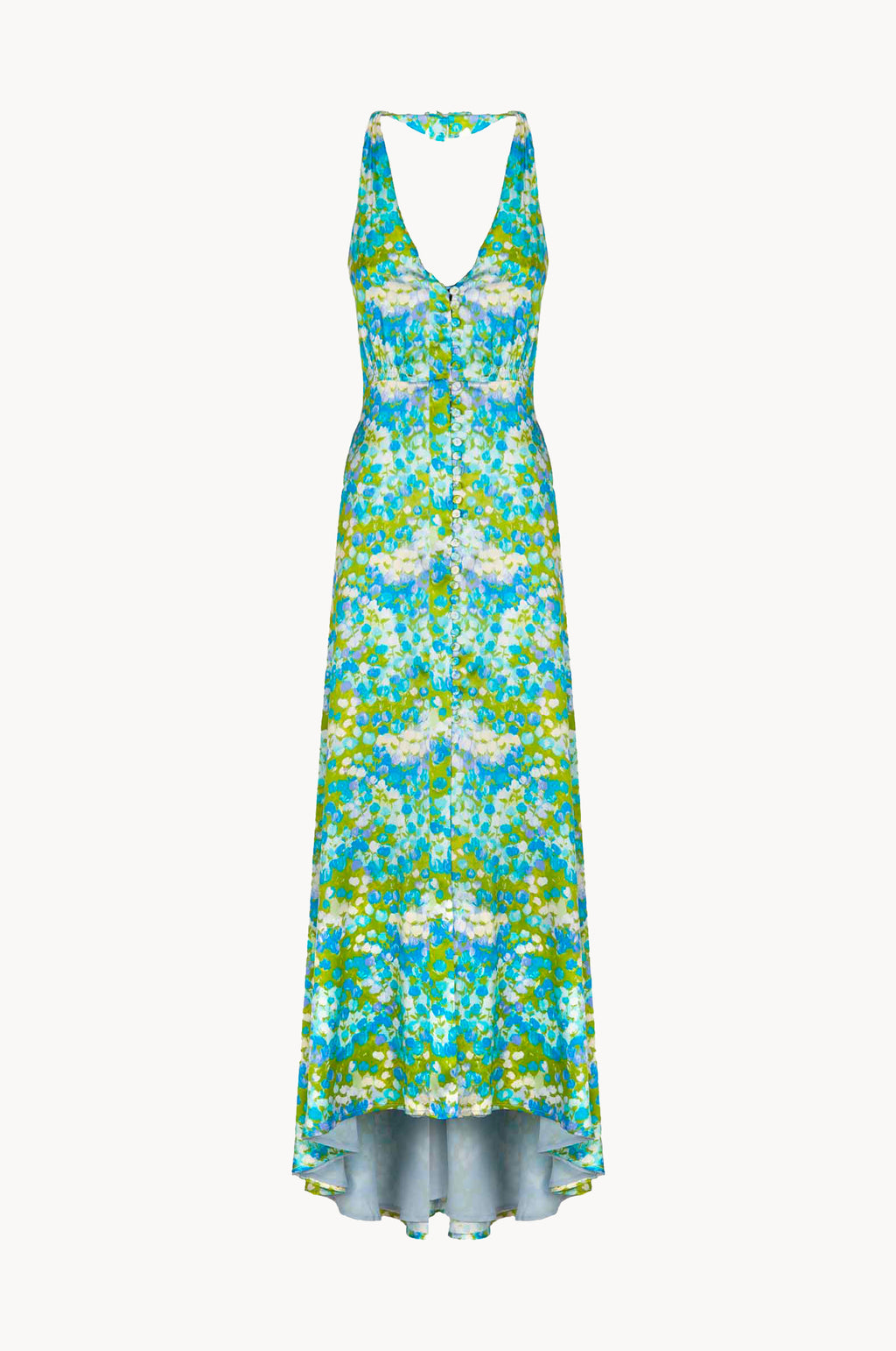 Vestito bottoncino senza maniche Monet
