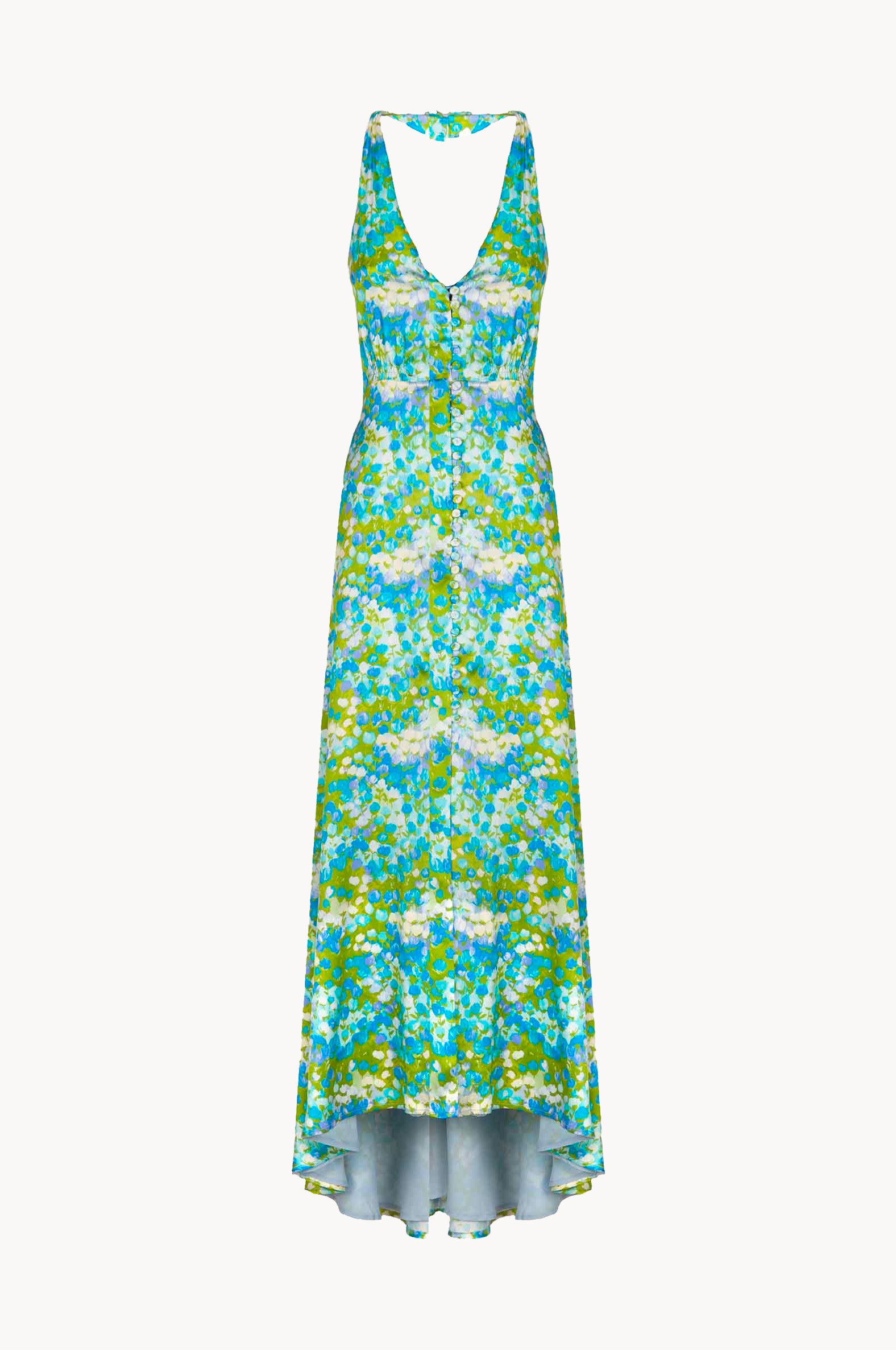 Vestito bottoncino senza maniche Monet