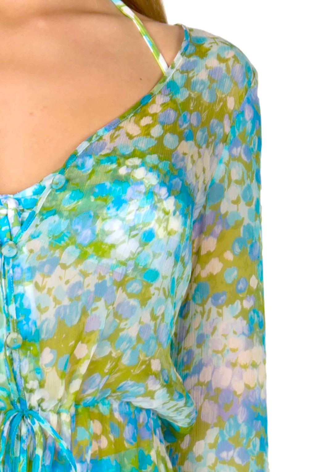 Chemisier in chiffon Monet