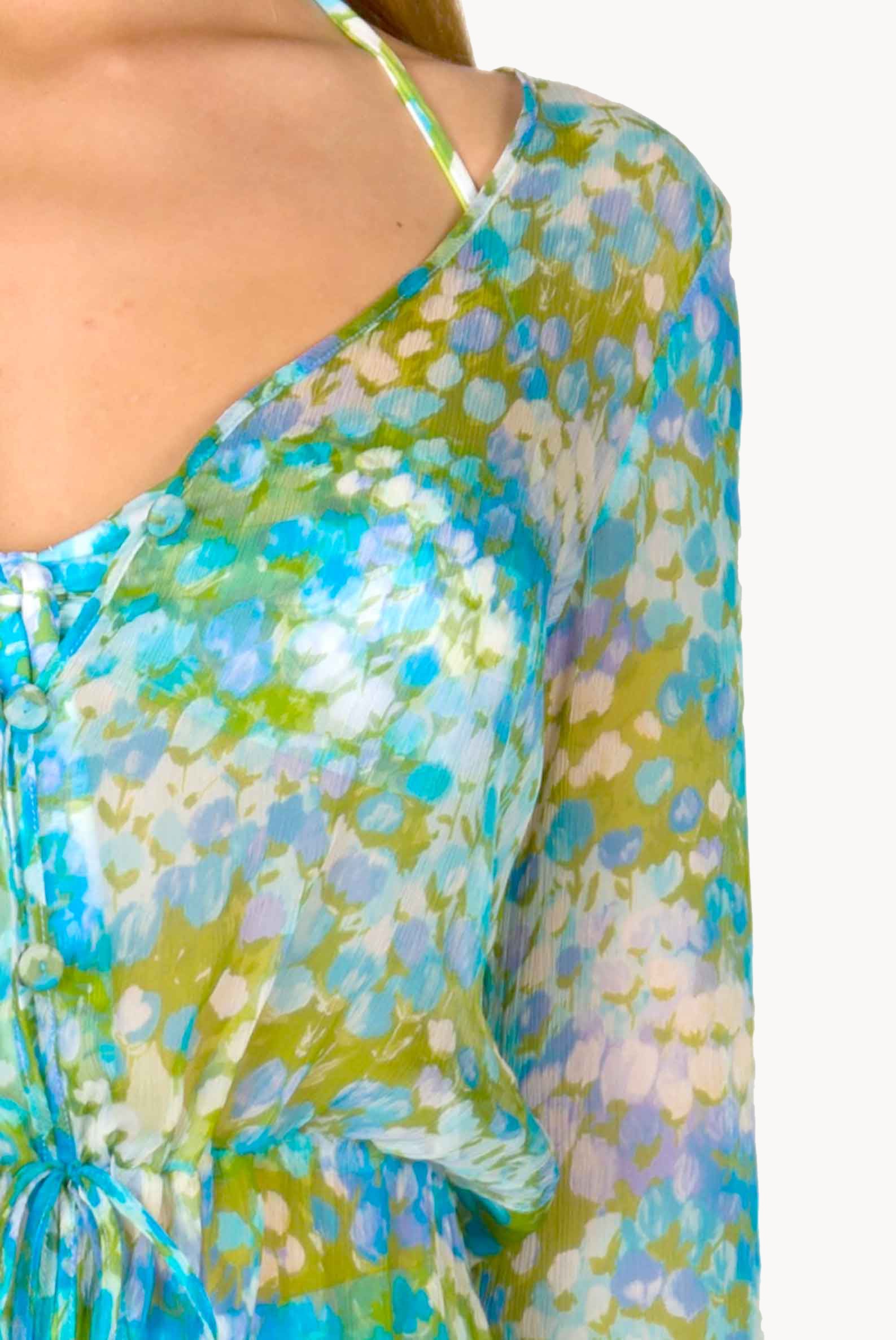 Chemisier in chiffon Monet