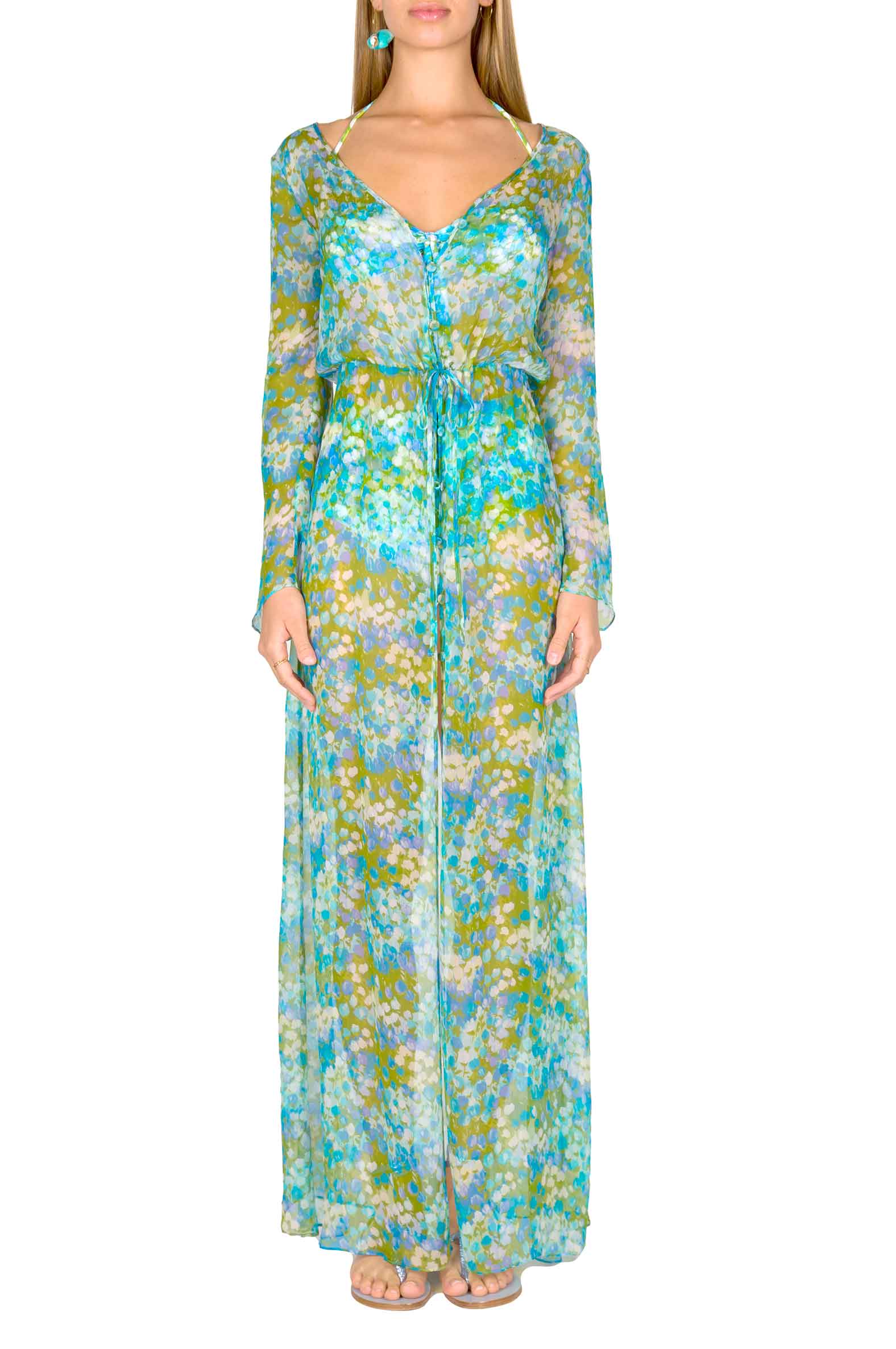 Chemisier in chiffon Monet