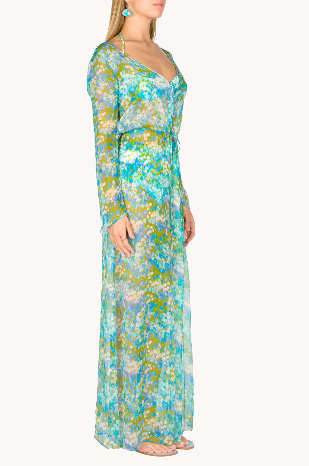 Chemisier in chiffon Monet