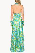Vestito bottoncino senza maniche Monet