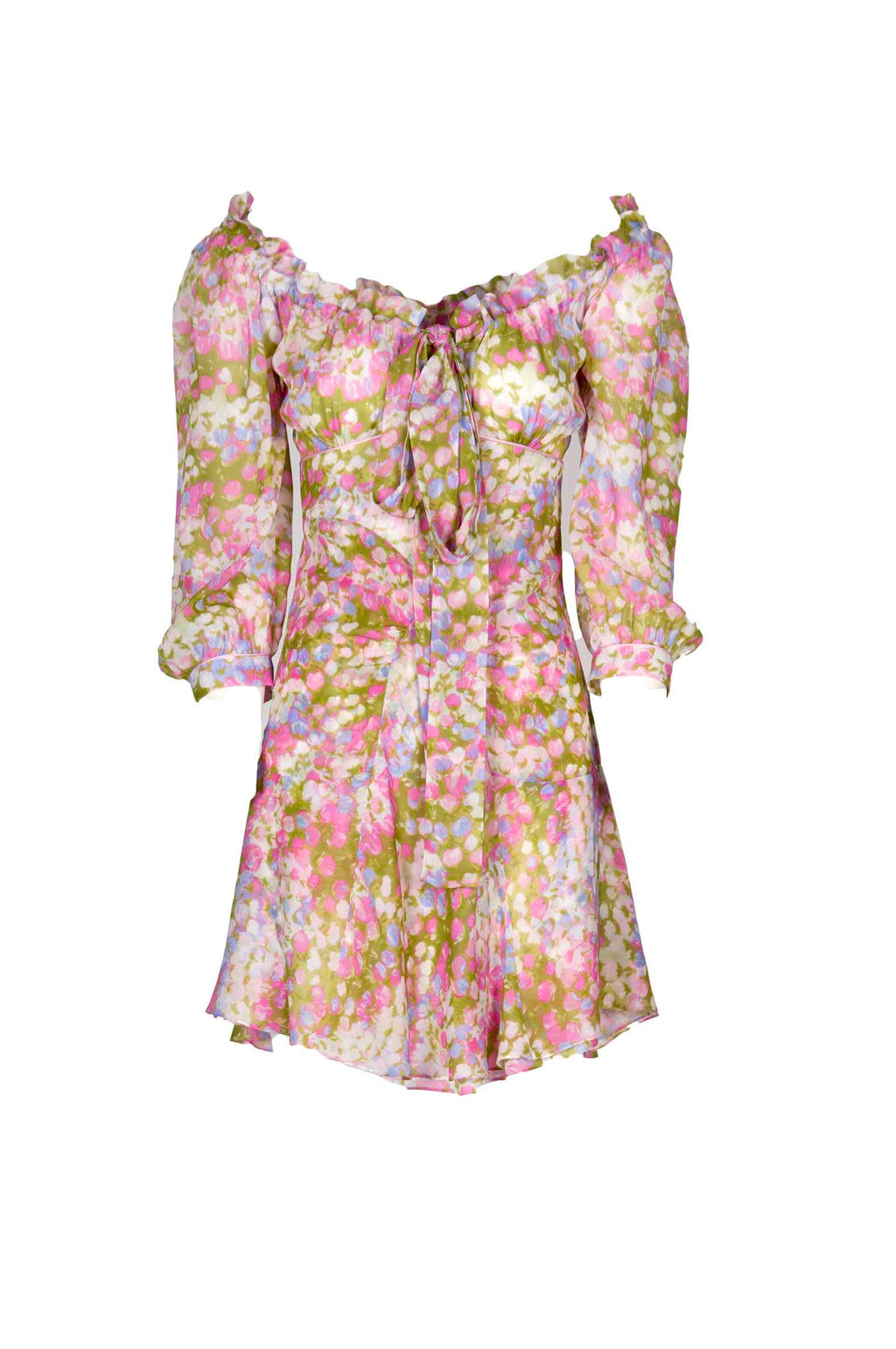 Vestito Monet con scollo allacciato