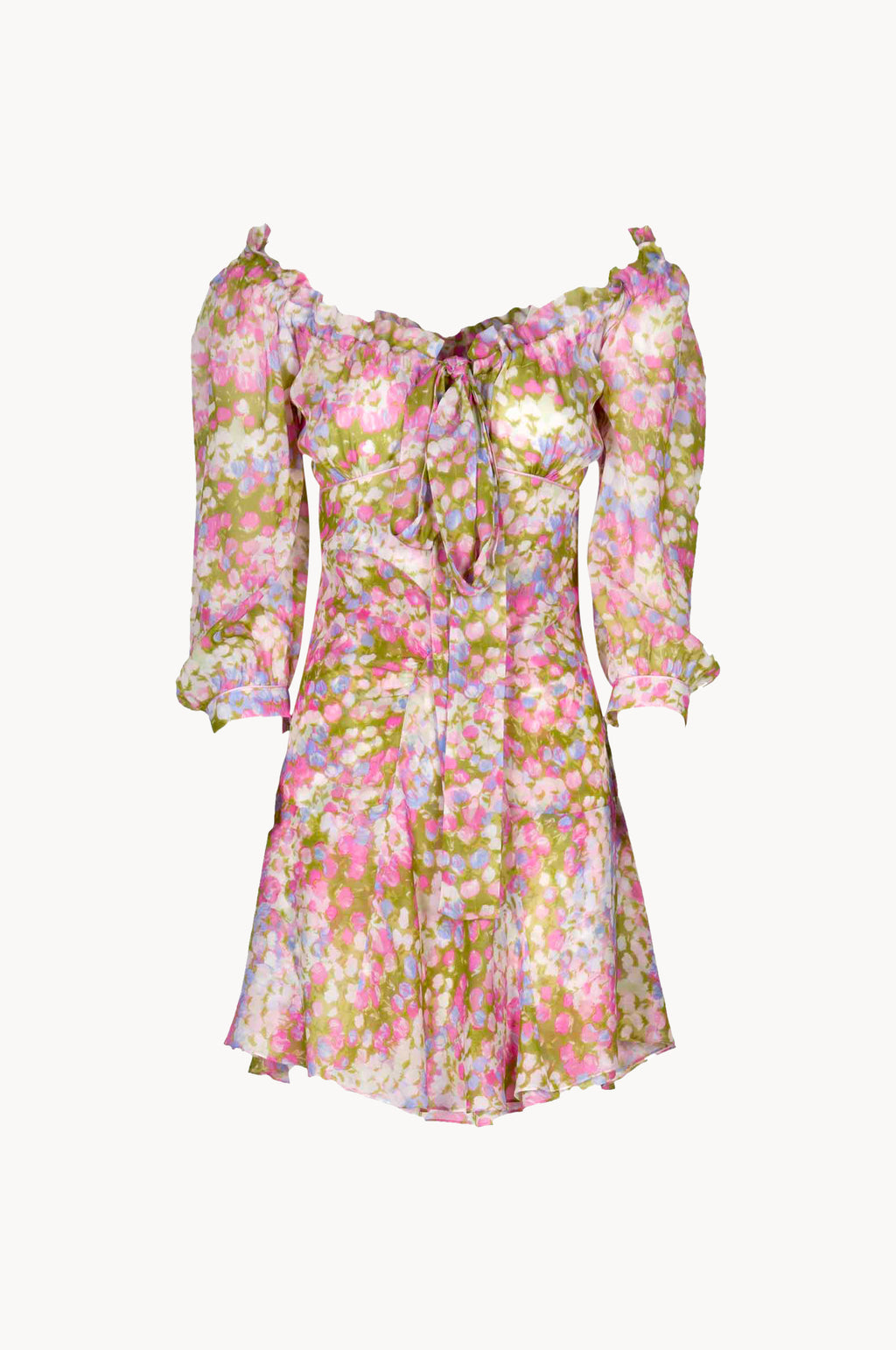 Vestito Monet con scollo allacciato