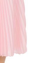 Vestito midi plissettato in chiffon Angelina