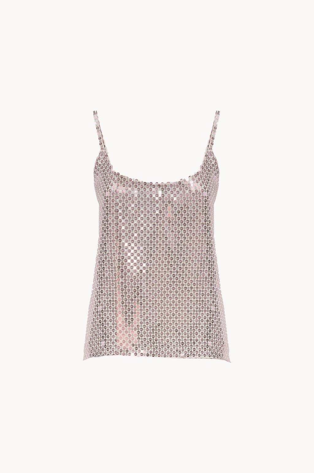 Top camicia con paillettes
