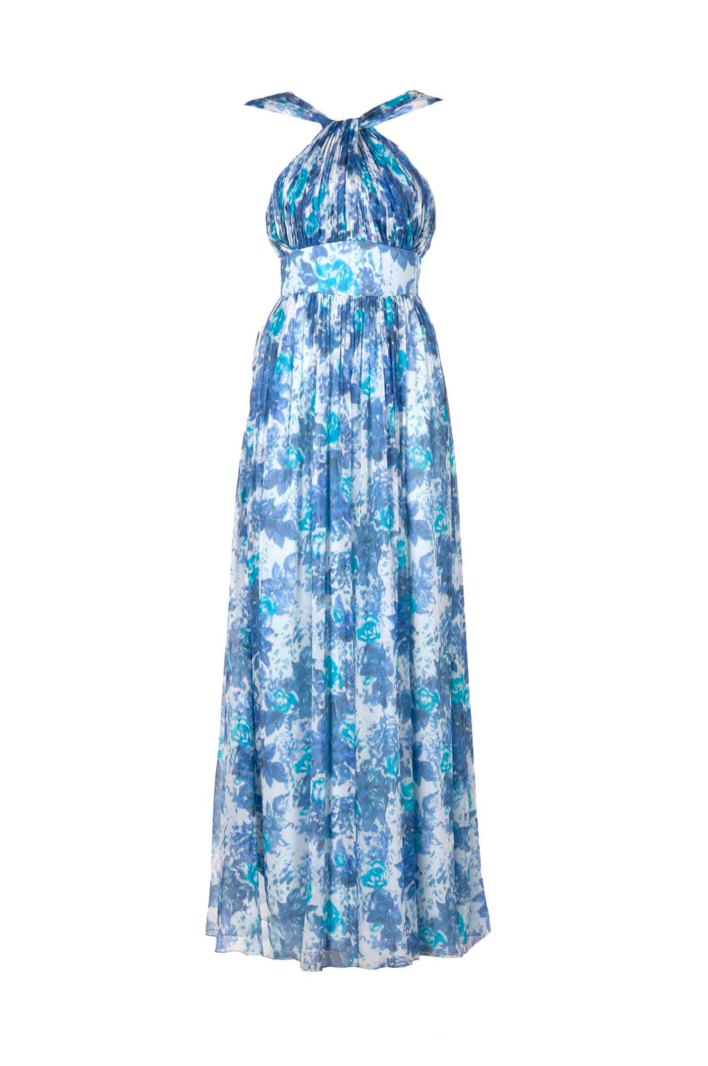 Capri Chiffon Dress With Knot Detail