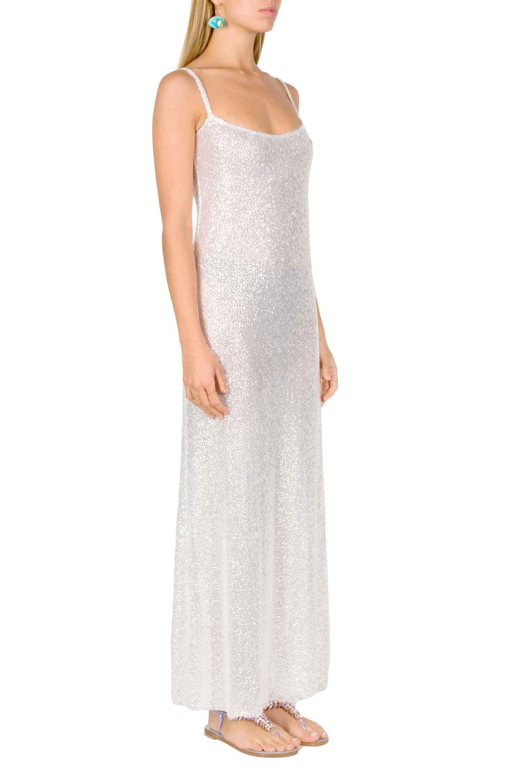 Abito slip con paillettes